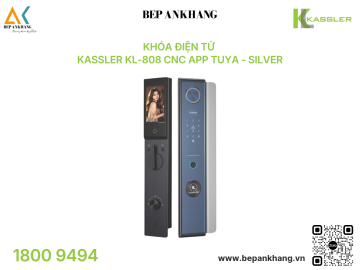 Khóa điện tử Kassler KL-808 CNC App Tuya - Silver/ Brown/ Black/ Red/ Gold